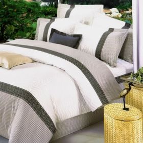 Blancho Bedding - [Elegance] 100% Cotton 5PC Comforter Set (Full Size)