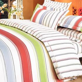 Blancho Bedding - [Young Dream] 100% Cotton 4PC Duvet Cover Set (Queen Size)(Comforter not included)