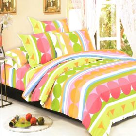 Blancho Bedding - [Colorful Days] 100% Cotton 5PC Comforter Set (Queen Size)