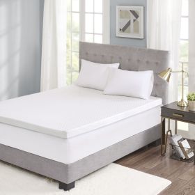 Hypoallergenic 3" Cooling Gel Memory Foam Mattress Topper with Removable Cooling Cover